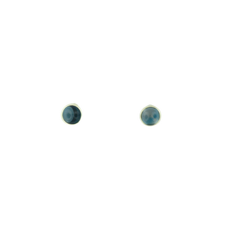 Expressions Jewelers Silver Topaz Cabochon Stud Earrings