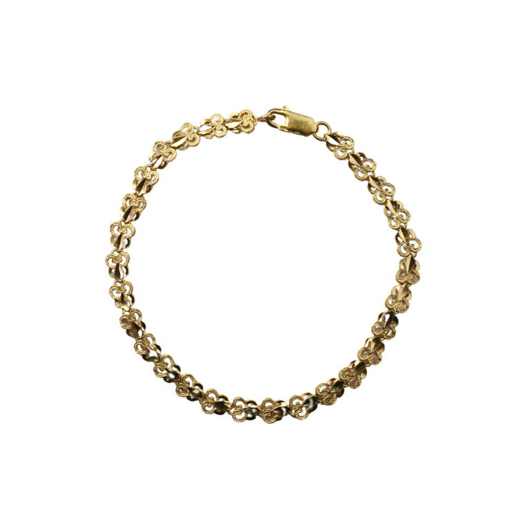 Estate Collection Estate 14K Rose Gold Fleur-de-Lis Bracelet