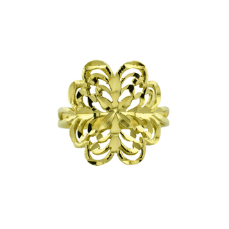 Expressions Jewelers Estate Cutout Flower Ring