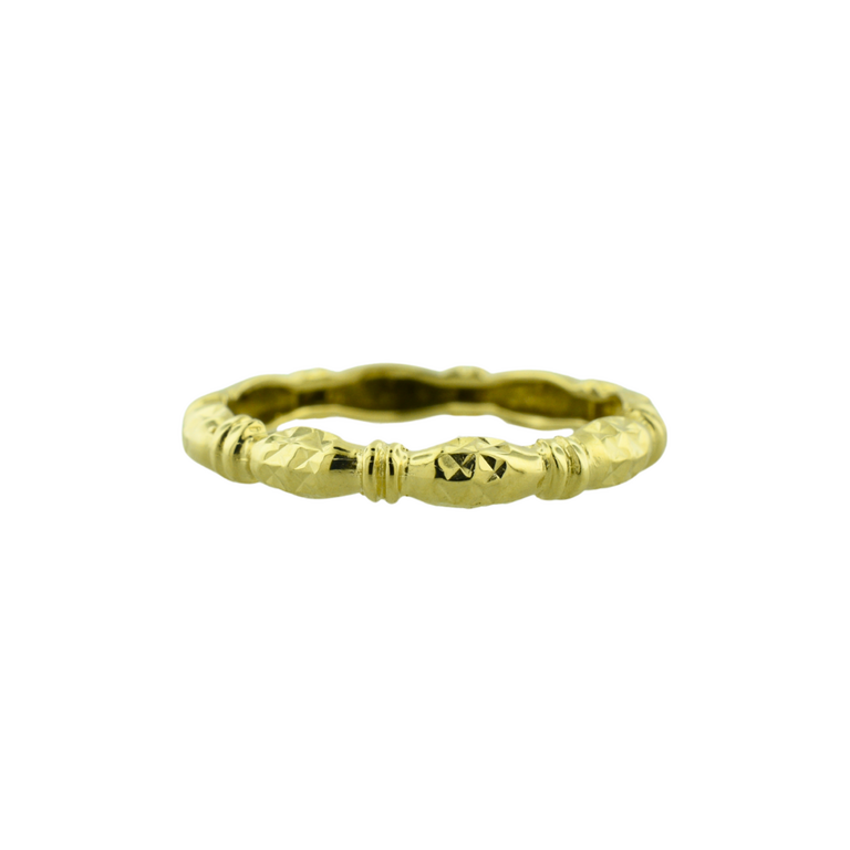 Expressions Jewelers Estate 14K Yellow Gold Hollow Eternity Band