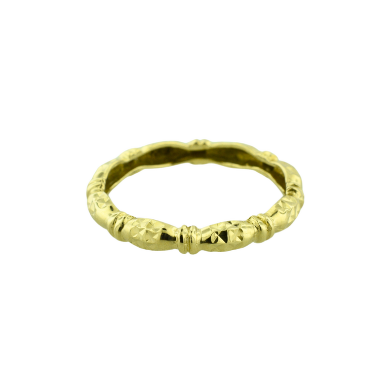 Expressions Jewelers Estate 14K Yellow Gold Hollow Eternity Band