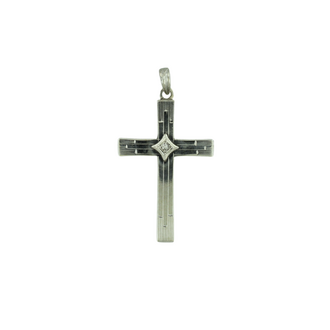 Estate Collection Estate Cross Pendant with Diamond Accent