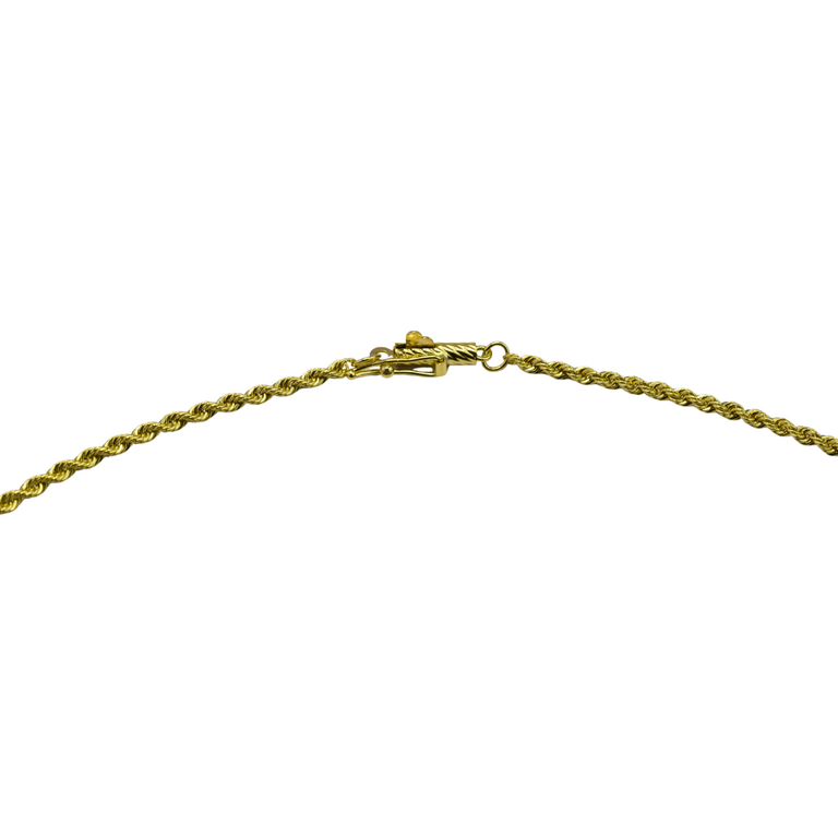 Estate Collection Estate 14K Yellow Gold Rope Chain – 24″