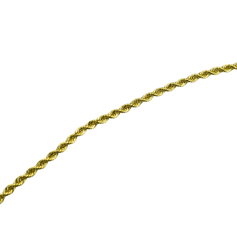 Estate Collection Estate 14K Yellow Gold Rope Chain – 24″