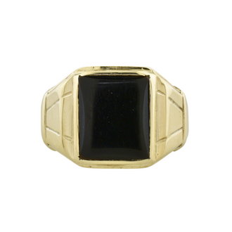 Estate Collection Estate 10K Onyx Ring