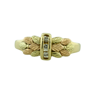 Estate Collection Estate Tri-Tone Leaf Ring