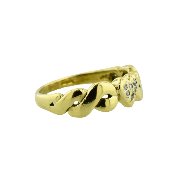 Estate Collection Estate Braided Heart Ring