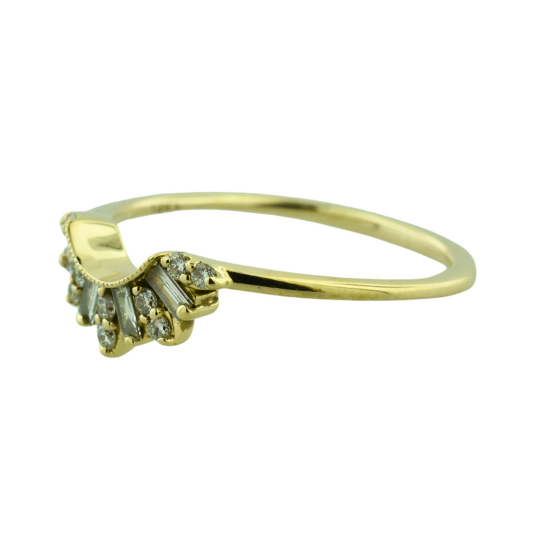 Estate Collection Estate Diamond Contour Band