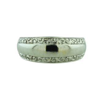 Estate Collection Estate White Filigree Ring