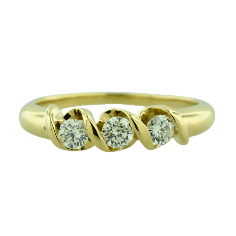 Estate Collection Estate Diamond Trilogy Ring