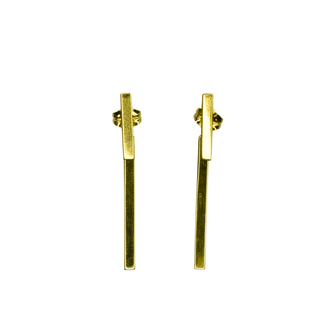 Estate Collection Estate Gold Linear Drop Earrings