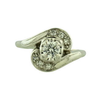 Estate Collection Estate Miracle-Top Bypass Diamond Ring