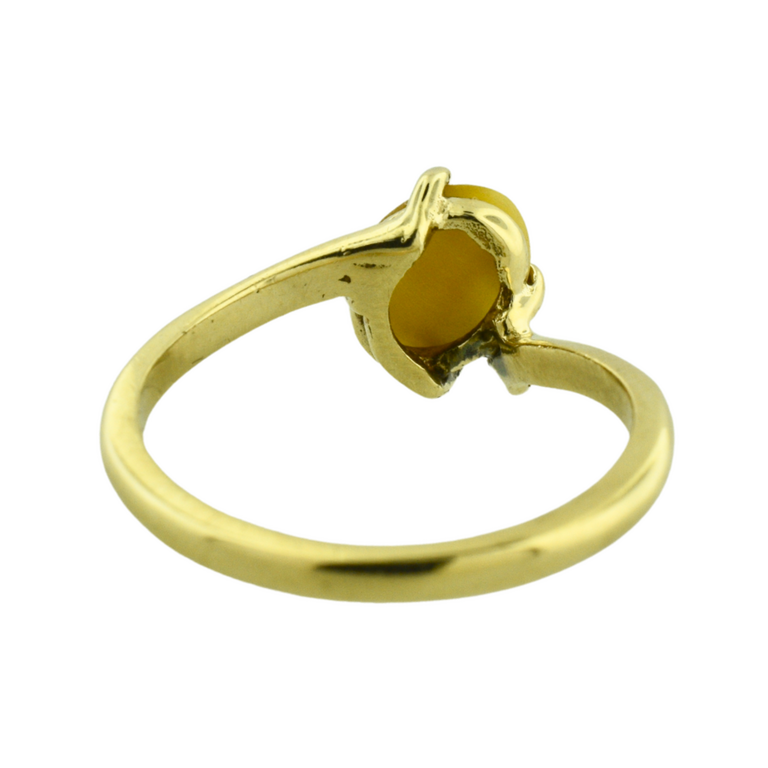 Estate Collection Estate Golden Cat’s-Eye Ring
