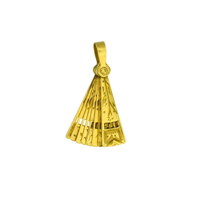 Estate Collection Estate Folding Fan Pendant