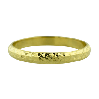 Estate Collection Estate Lightweight Diamond Cut Ring