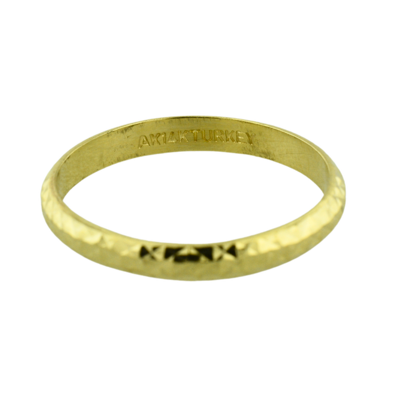 Estate Collection Estate Lightweight Diamond Cut Ring