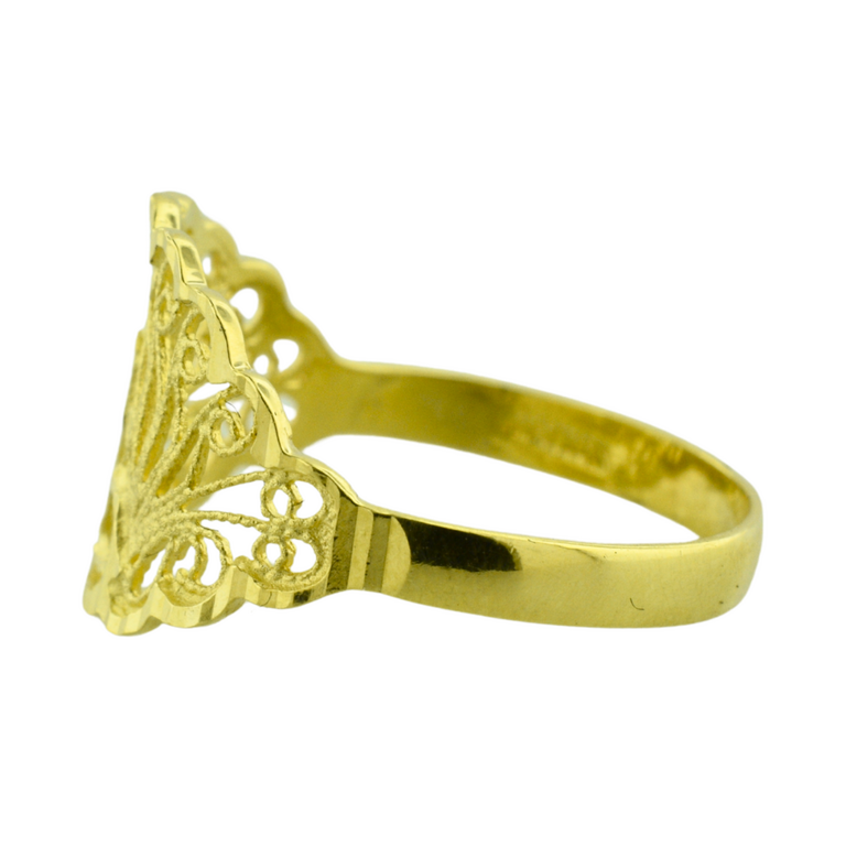 Estate Collection Estate 18K Yellow Gold Peacock Ring