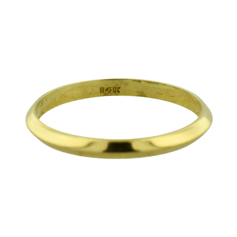 Estate Collection Estate Knife Edge 2mm Ring