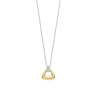 Ti Sento Open Triangle Vintage Inspired Necklace