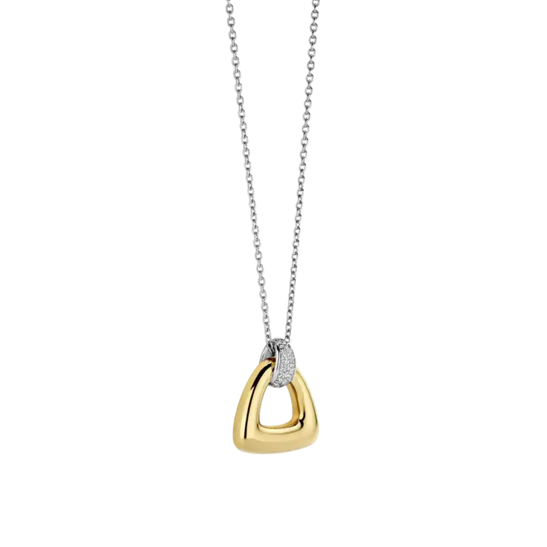 Ti Sento Open Triangle Vintage Inspired Necklace