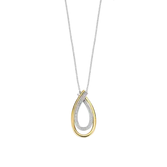 Ti Sento Organic Zirconia Necklace