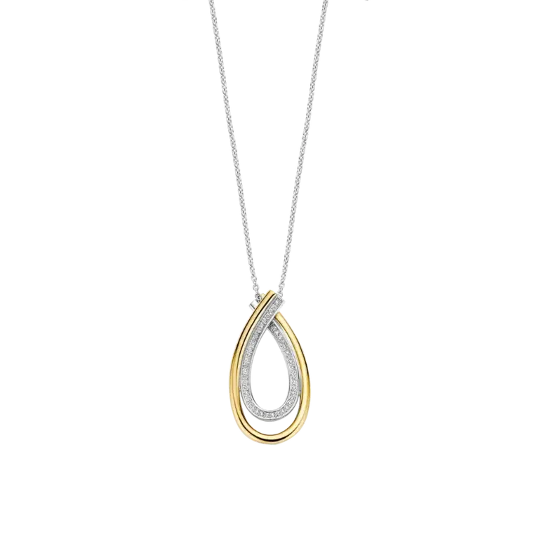 Ti Sento Organic Zirconia Necklace