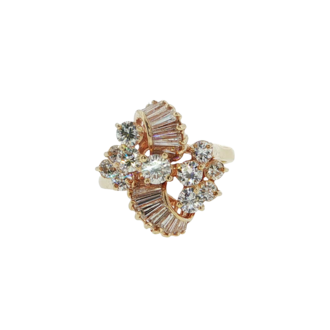 Estate Collection Estate Diamond Cluster Ring