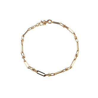 Expressions Jewelers Paperclip and Stirrup Link Bracelet