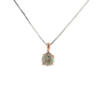 Expressions Jewelers Estate  0.59ct Diamond Solitaire Pendant