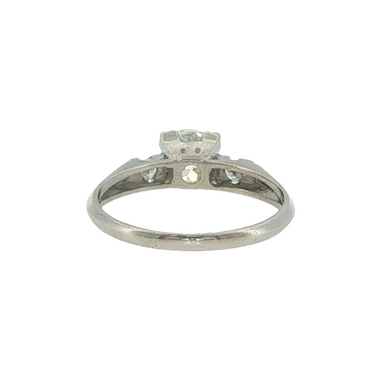 Estate Collection Estate Platinum Old European Cut Diamond Engagement Ring