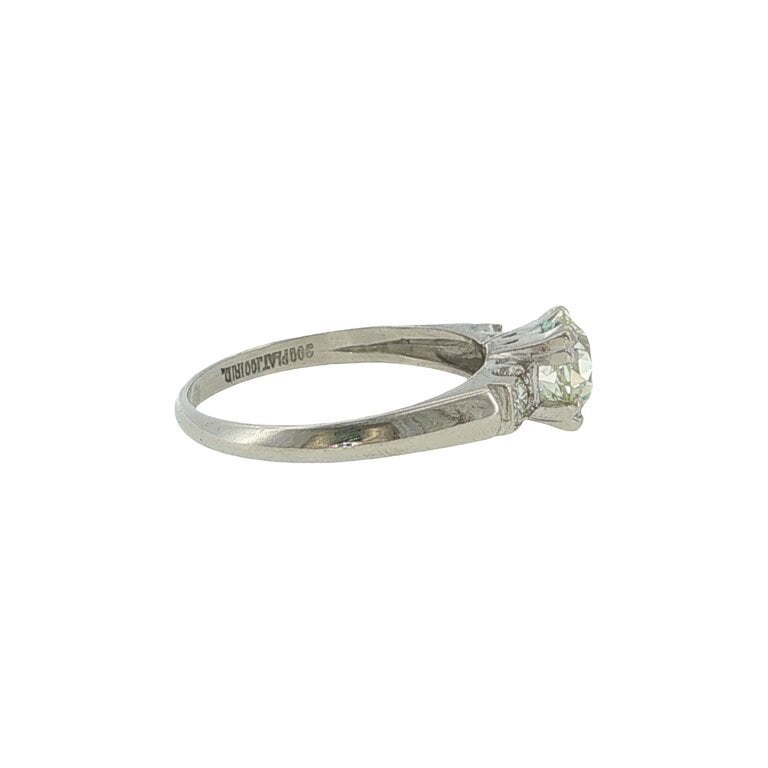 Estate Collection Estate Platinum Old European Cut Diamond Engagement Ring
