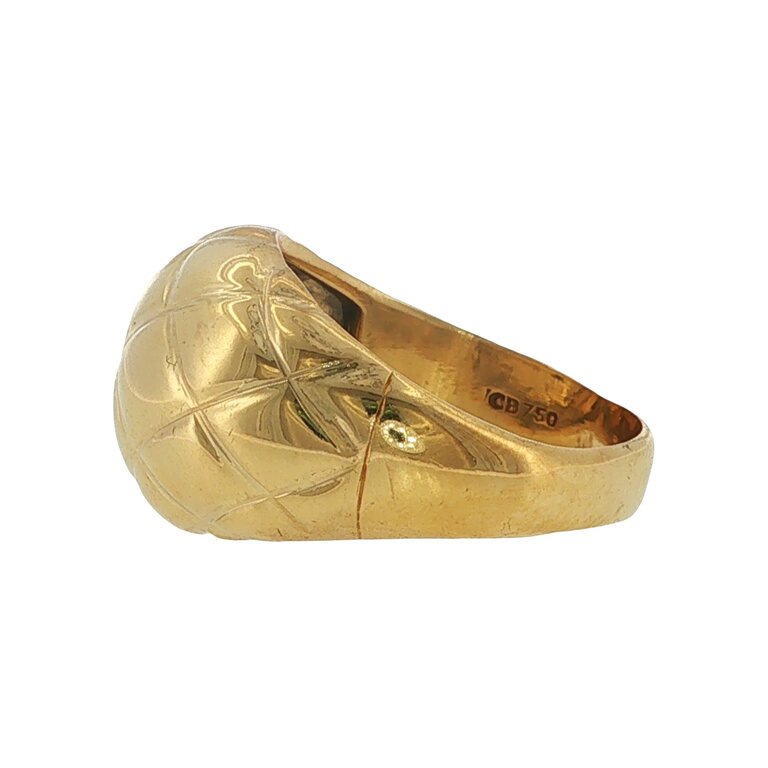 Estate Collection Estate 18K Yellow Gold Domed Ring