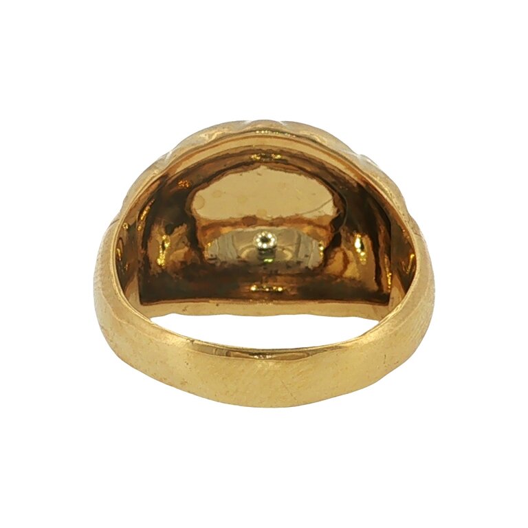 Estate Collection Estate 18K Yellow Gold Domed Ring