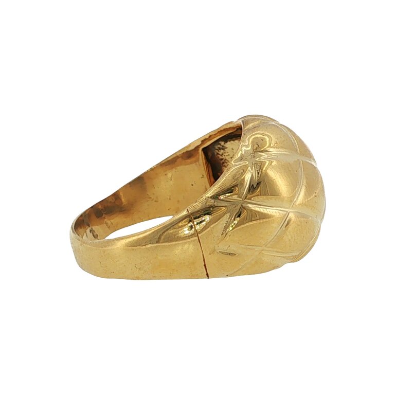 Estate Collection Estate 18K Yellow Gold Domed Ring