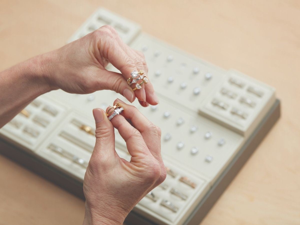 Engagement ring design builder at Expressions Jewelers