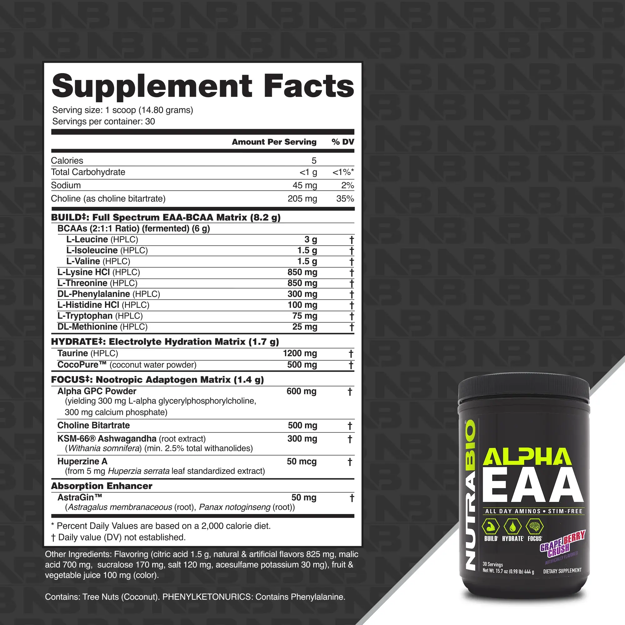 NutraBio NutraBio Alpha EAA