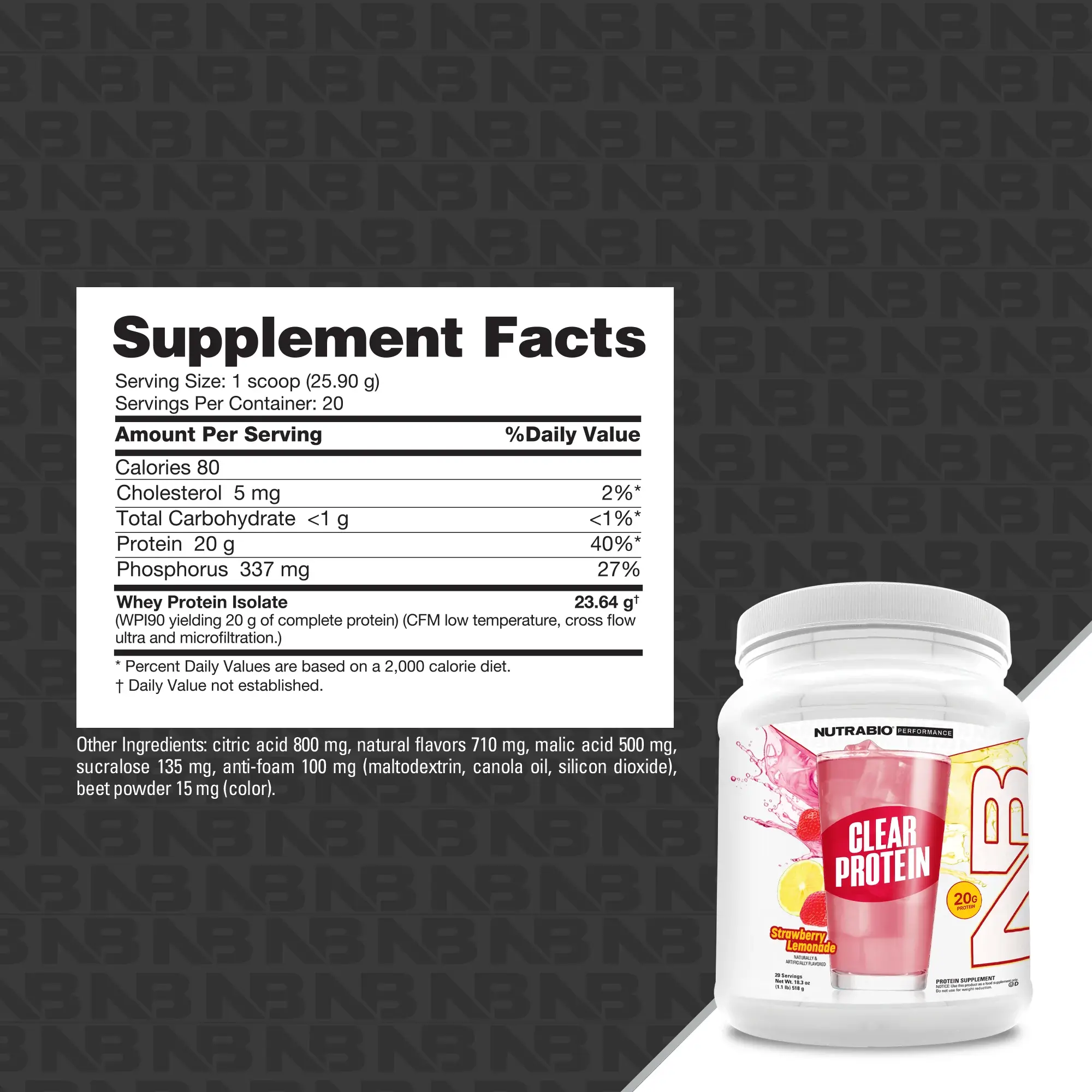 NutraBio NutraBio Clear Isolate