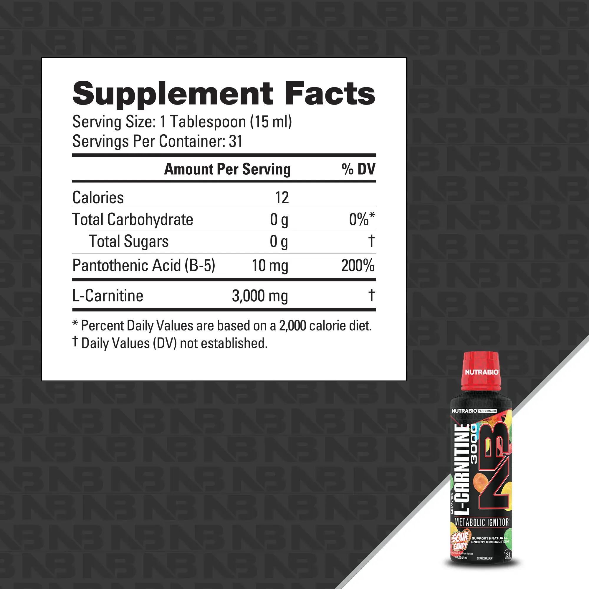 NutraBio NutraBio LeanShots L-Carnitine