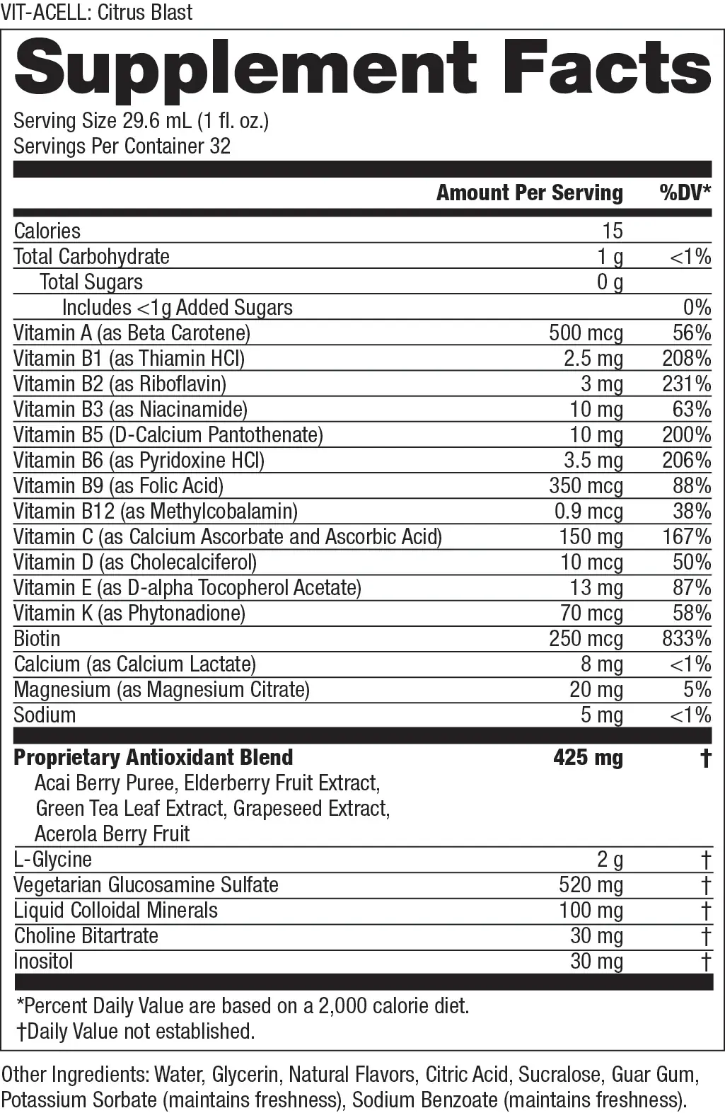 Max Muscle Vit-Acell