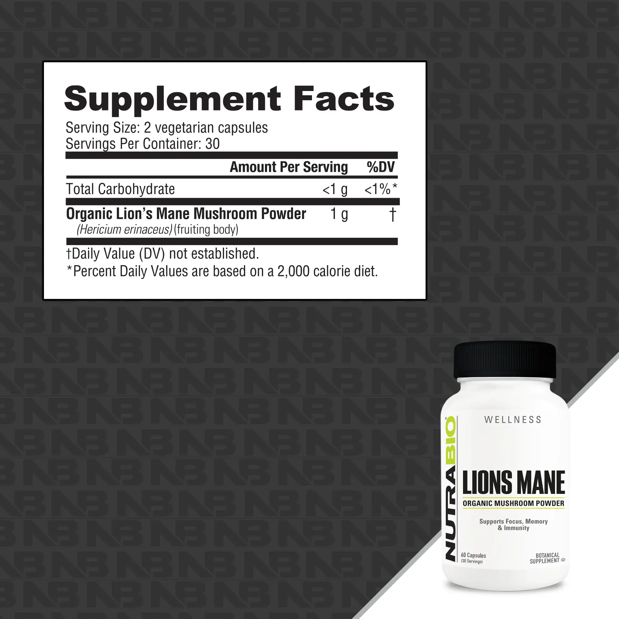NutraBio NutraBio Lions Mane