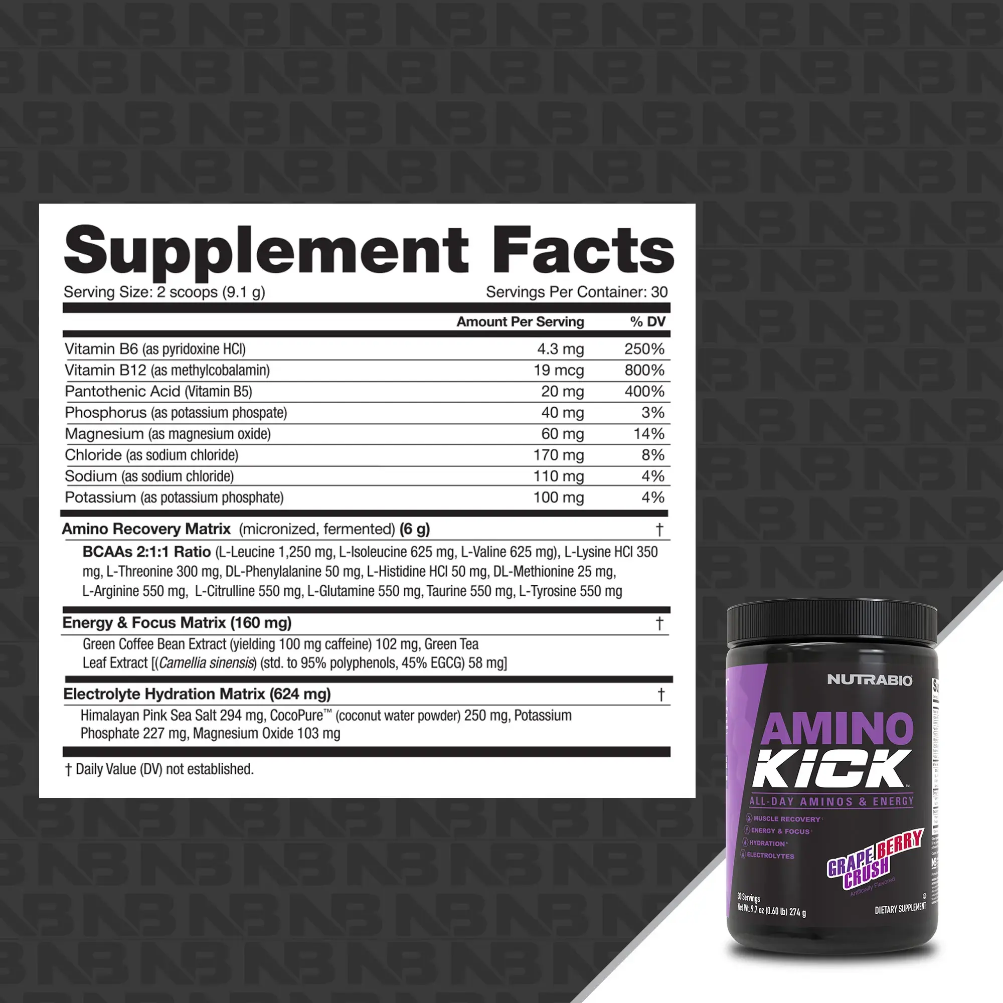 NutraBio NutraBio Amino Kick