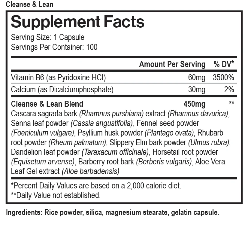 Max Muscle Cleanse & Lean
