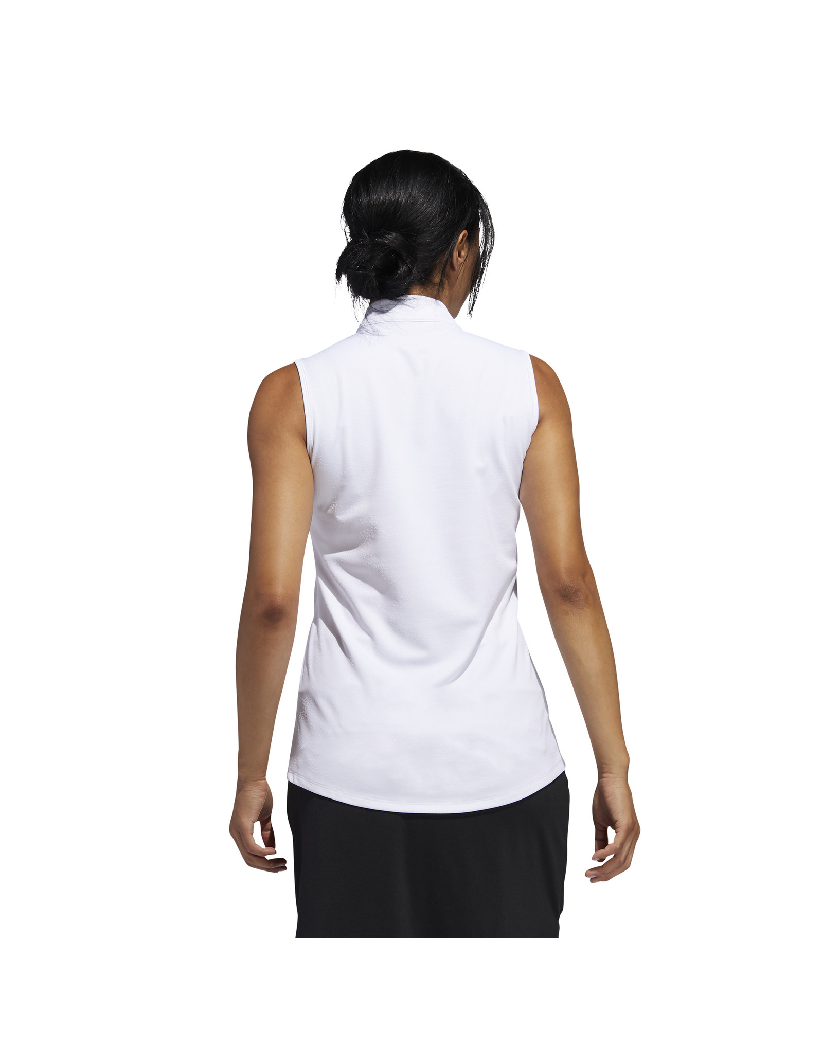 Adidas Jacquard Sleeveless Polo