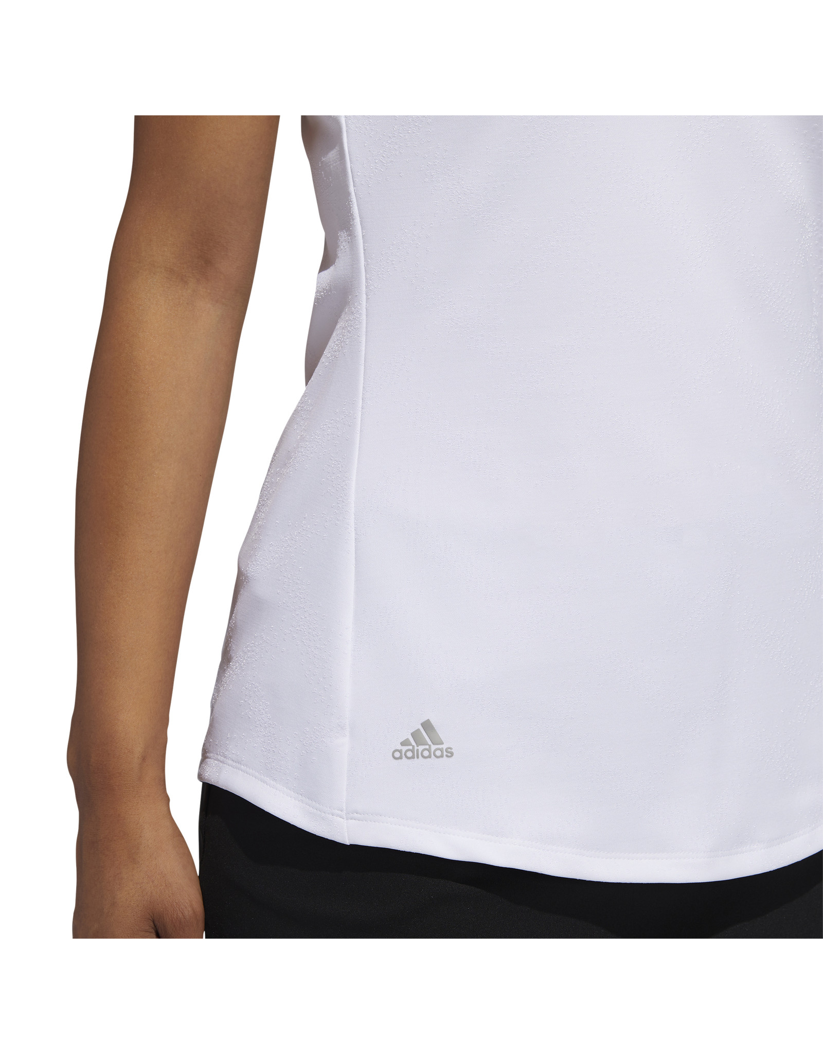 Adidas Jacquard Sleeveless Polo