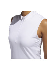 Adidas Jacquard Sleeveless Polo