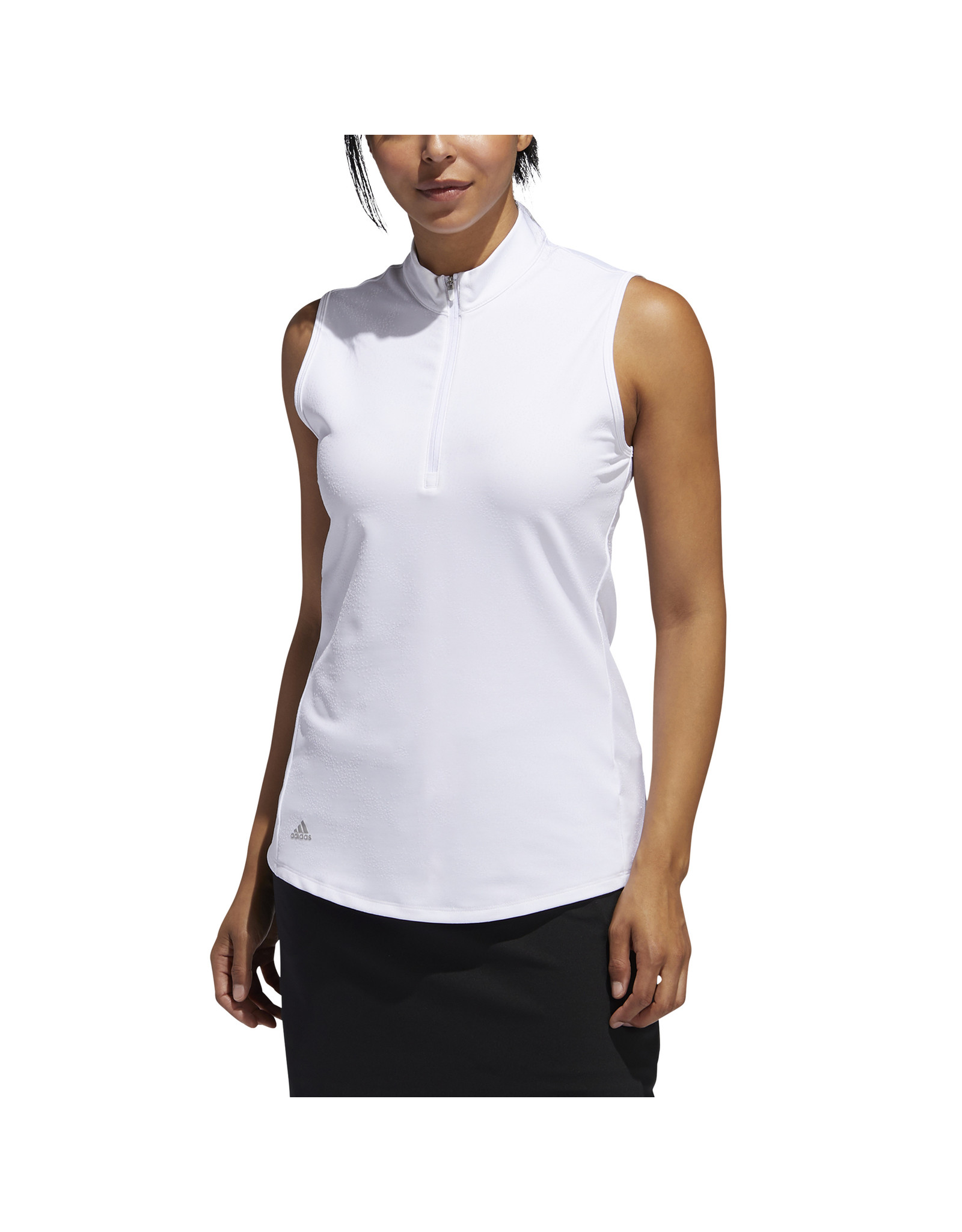 Adidas Jacquard Sleeveless Polo