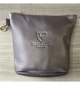 TICA Leather Zip Pouch