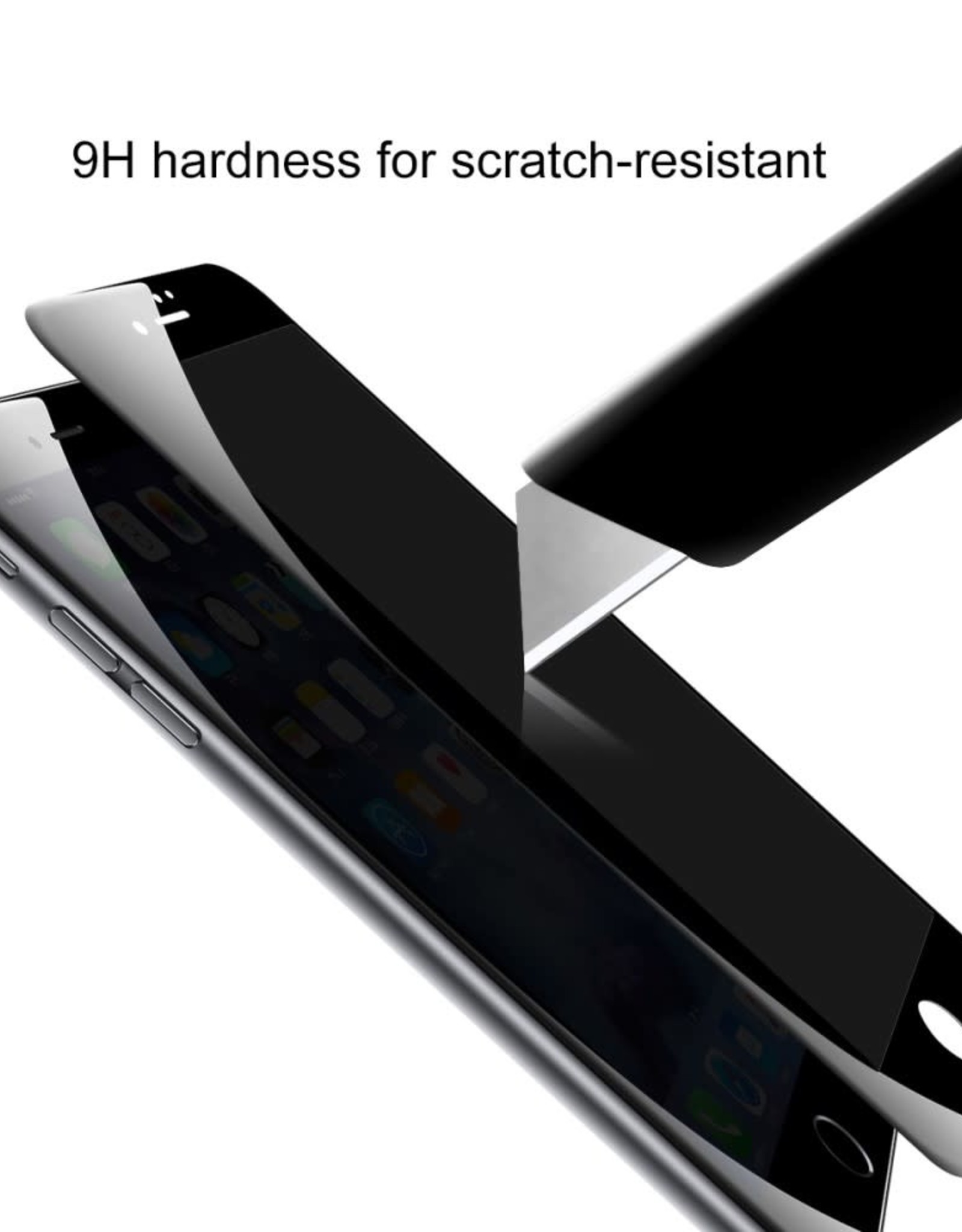 Baseus Blueo HD Anti-Peep Tempered Glass IP7/8/SE2/SE3 4.7 Black