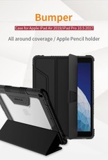 iPad Air 10.5 inch (2019) / Pro 10.5-inch (2017) 10.5-inch (3rd Gen) A2152 NILLKIN Bumper Leather Case Smart Tablet Cover
