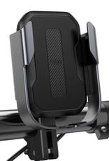 iPhone Samsung Huawei BASEUS Motorcycle Holder Bicycle | Bike Motorbike Handlebar Phone Bracket | Mount- Black